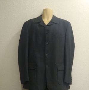 Zara For Men Single Breasted Dark Gray Jacket XL